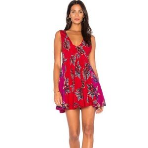 Free people floral dress sz L